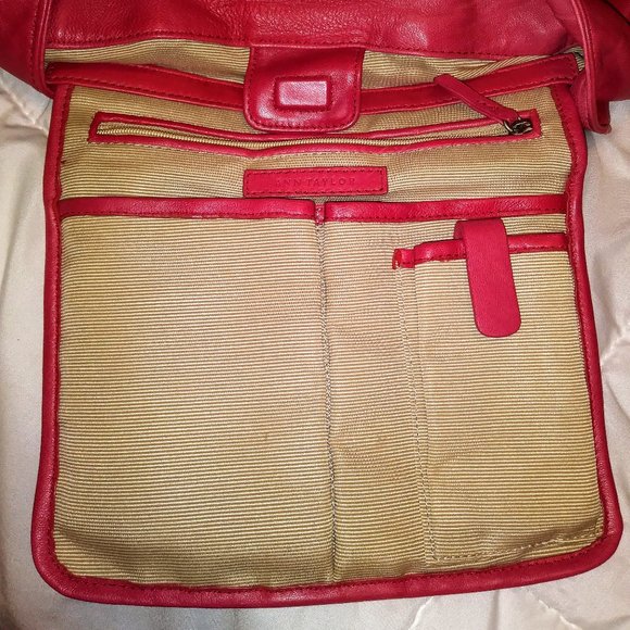 Ann Taylor smooth soft leather tote bag Pink - Picture 7 of 15